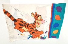 Vtg Winnie the Pooh Tigger Standard Pillowcase White Springs Double Sided USA