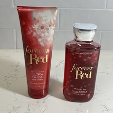 Bath Body Works Forever Red Body Cream Shower Gel Discontinued