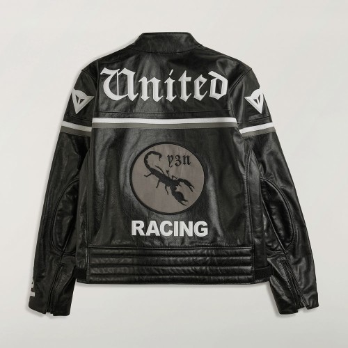Y-3 NBHD LEATHER RACER JACKET KR1364 : BLACK | eBay