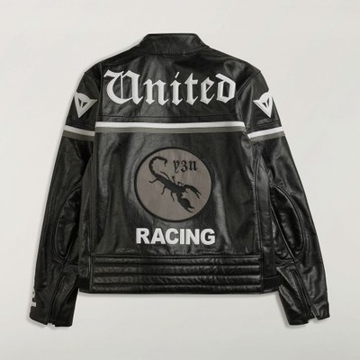 Y-3 NBHD LEATHER RACER JACKET KR1364 : BLACK | eBay