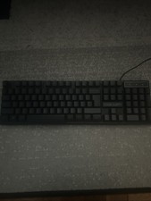 Lvlup Pro Gaming Keyboard w/ LED Keys - LU734 Black - Open/New No Box