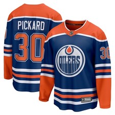 Edmonton Oilers Calvin Pickard Fanatics Branded Royal Home Breakaway NHL Jersey