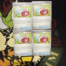 4x Bug Catching Set 102/131 x4 - Prismatic Evolutions - Pokemon TCG - Playset