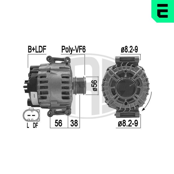 Lichtmaschine Generator Lima Era 209194A 14V FüR Vw Transporter T5 Bus 7HB 7HJ-image