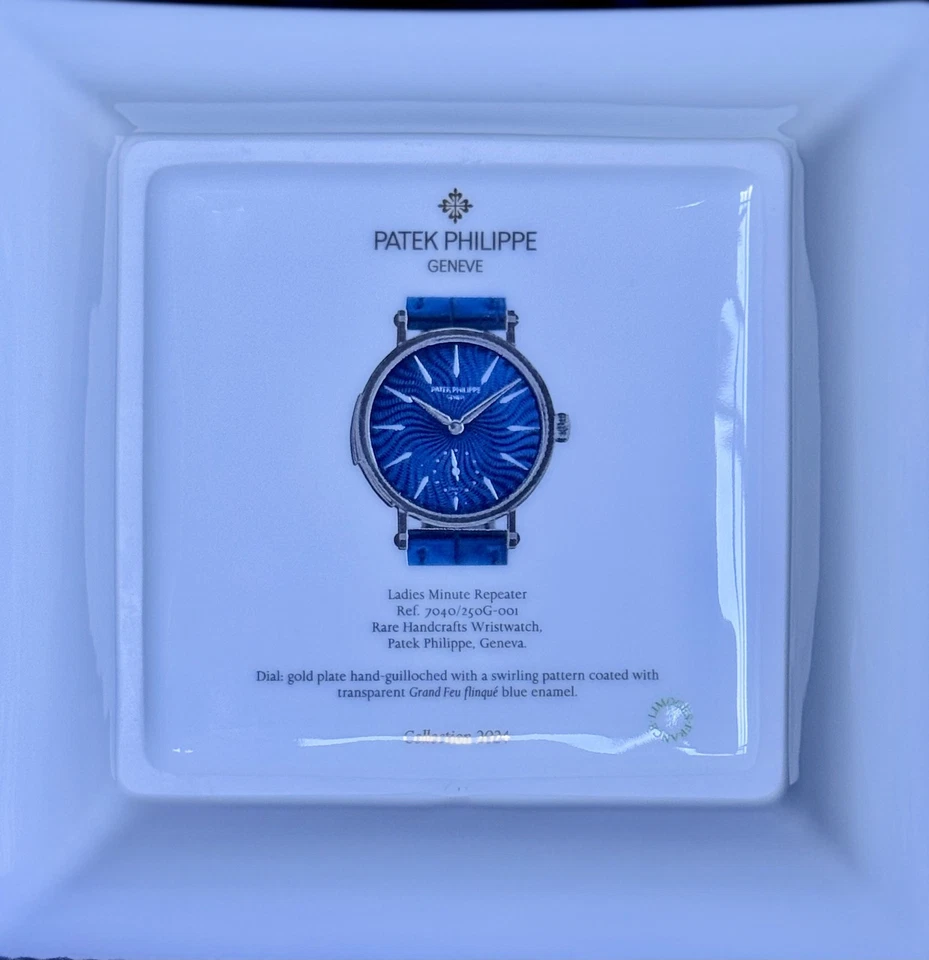 Bandeja de porcelana Patek Philippe Limoges 2024 | Regalo VIP | Coleccionista | con caja Foto 3 de 4