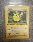 Pokemon - 1st Edition - PIKACHU with Red Cheeks - Mint Condition - First Edition