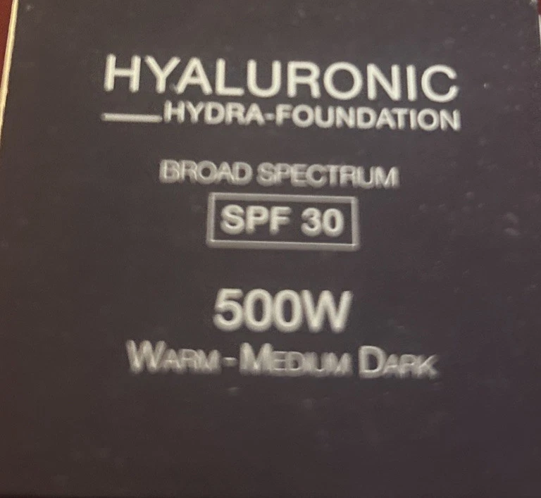 BY TERRY HYALURONIC HYDRA  FOUNDATION FLAWLESS SKINCARE LIQUID 500W 1OZ 30ML NIB - Image 3 of 4