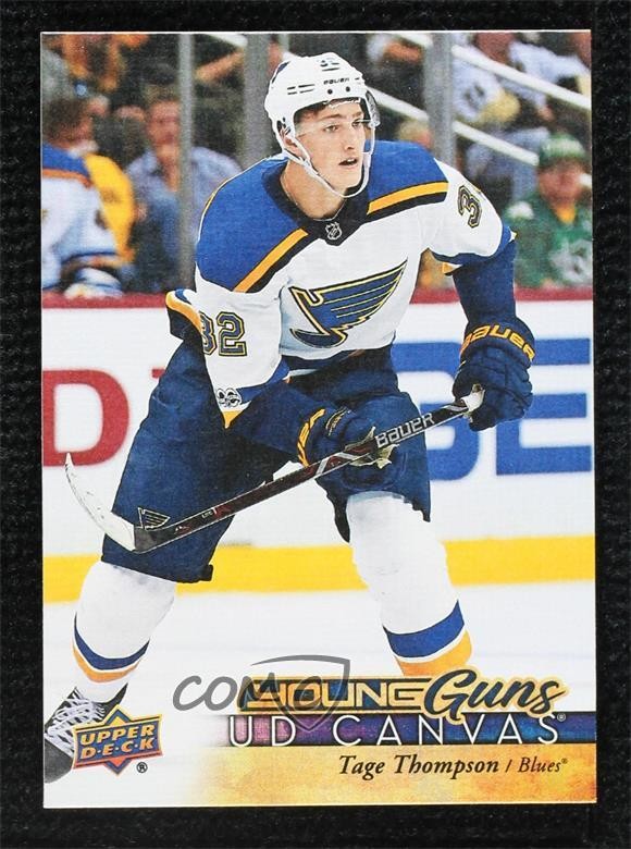 2017-18 Upper Deck UD Canvas Young Guns Tage Thompson #C100