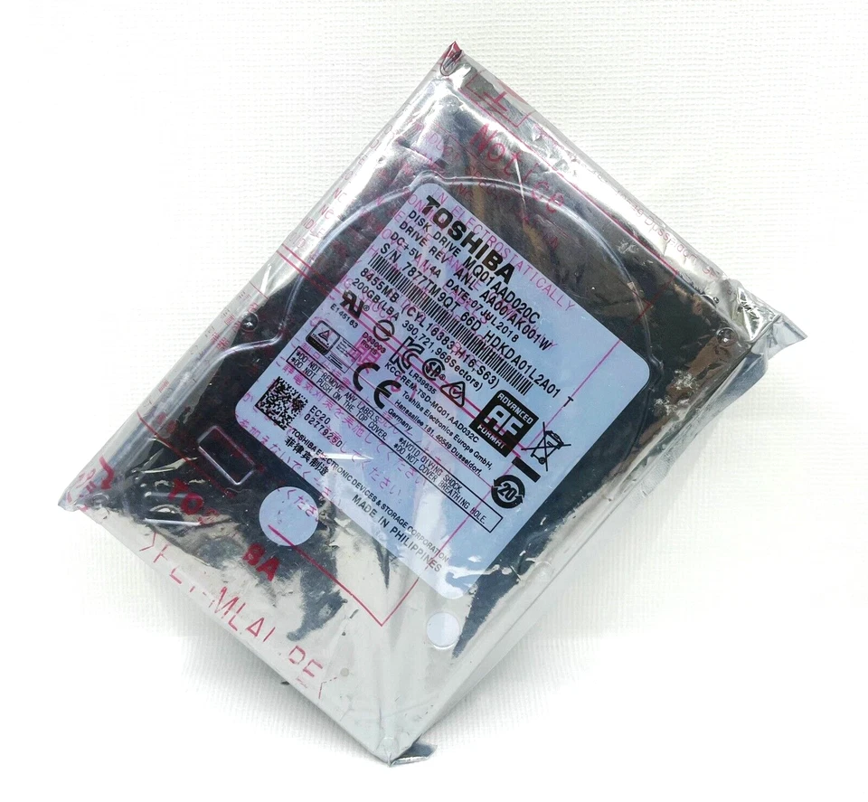 Toshiba 200GB 4200RPM 2.5" MQ01AAD020C Autonavigation / Industriecomputer HDD - Image 3 of 4