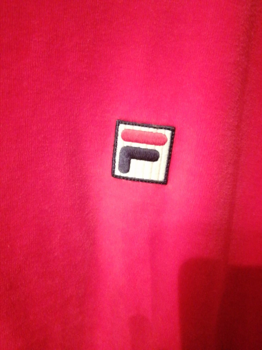 Fila camden velour track top sale