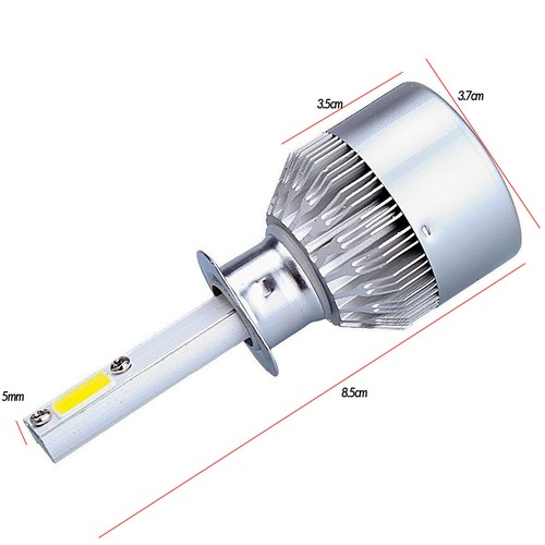 2x Bombillas H7 H4 H1 Kit Conversion C6 COB LED 30W Blanco Alta Potencia 6000K - Picture 5 of 14