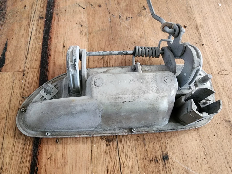 Manija de puerta exterior derecha blanca Nissan S13 180SX Silvia derecha 200SX 240SX 89-98 Foto 2 de 3