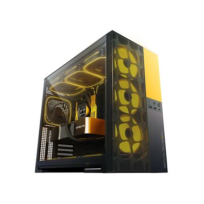 M5 Vent, Mesh Panel Tempered Glass Mid Tower, E-ATX/ATX Gaming Case, High Air...