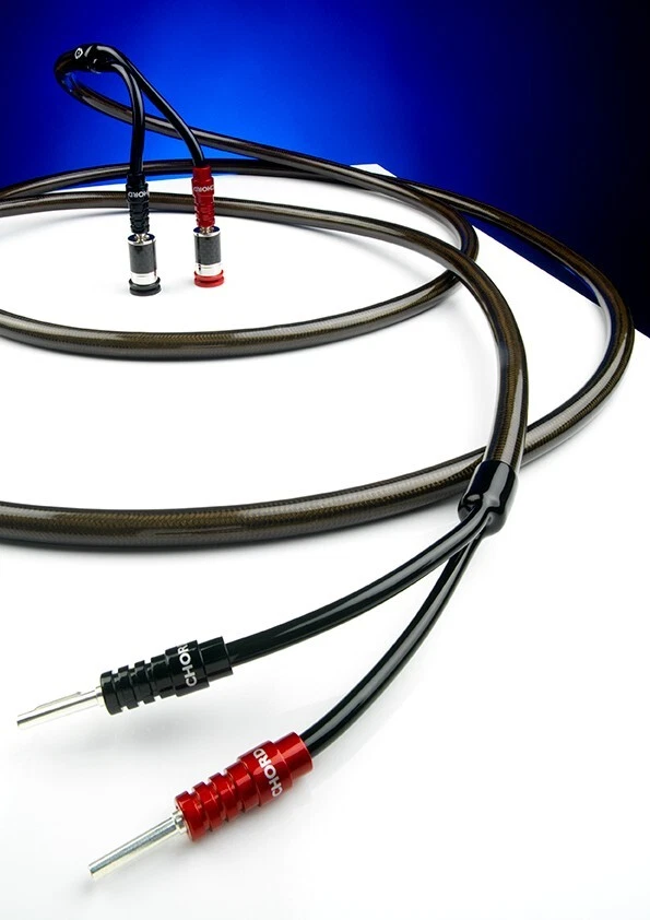 Chord Epic X  Audio Speaker Cable A Pair Terminated Chord Ohmic Plugs - Image 3 of 4