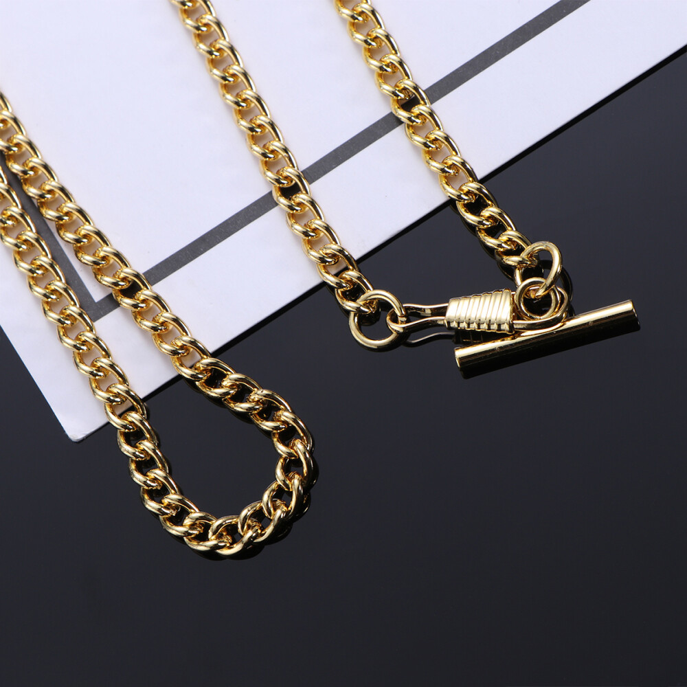 Vintage Gold Pocket Watch Chain with Classic Design  -image
