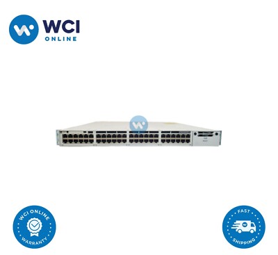 Cisco C9300-48P-A Catalyst 9300 48-Port PoE+ Network Adv w/ PWR-C1-715WAC-P