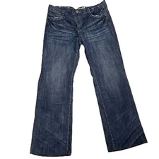 Men’s SMASH Vintage Blue Flare Bootcut Western Denim Jeans Size 40 x 32 US!