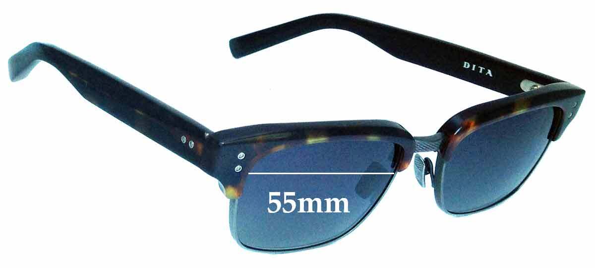 SFx Replacement Sunglass Lenses fits Dita Statesman 55mm Wide