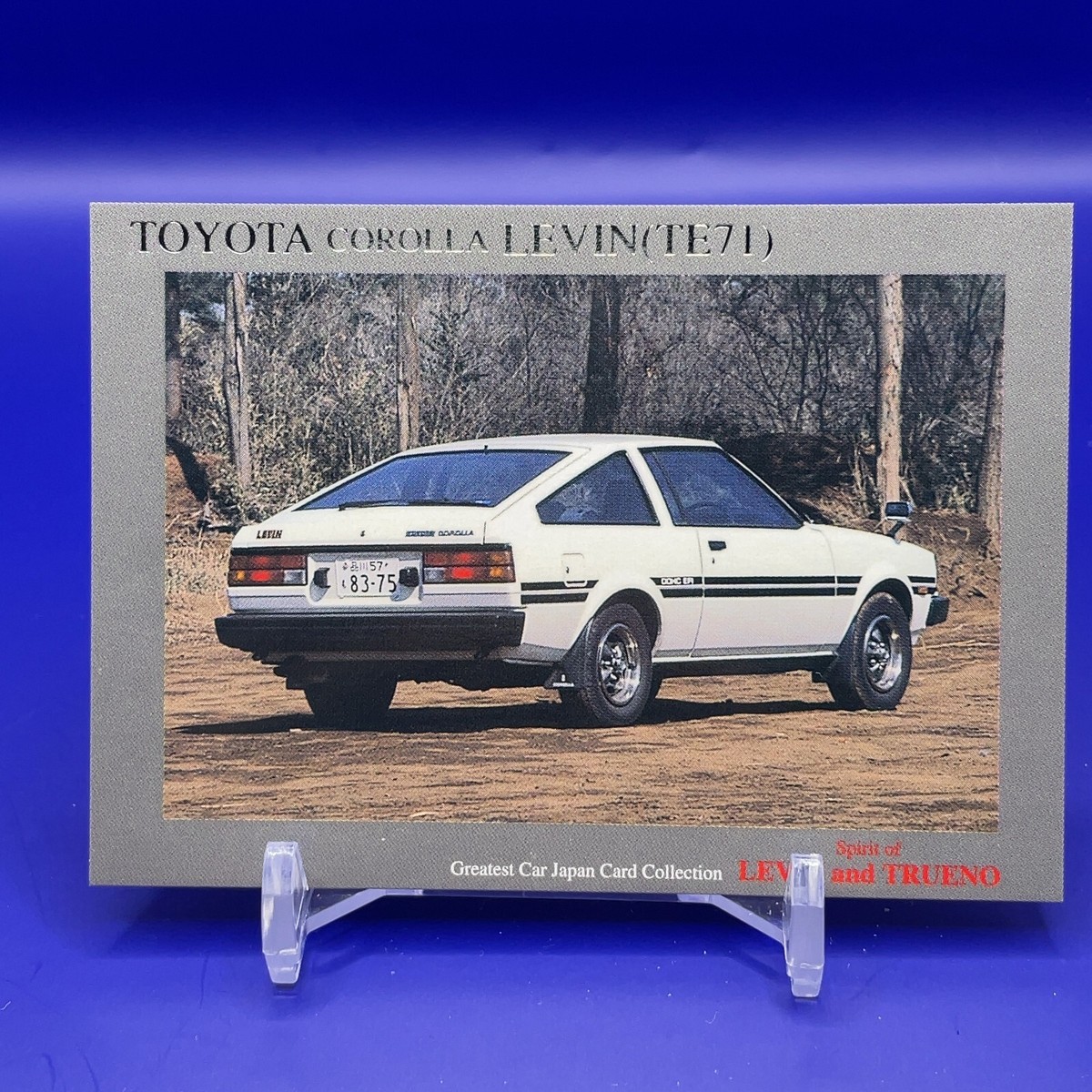Toyota Corolla Levin (TE71) Car Card Motor classic Central Hobby