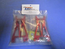 2 – GPM Racing GPM 130R, Alloy Lower Arm Set F/R HPI Flux – Red. New in Package