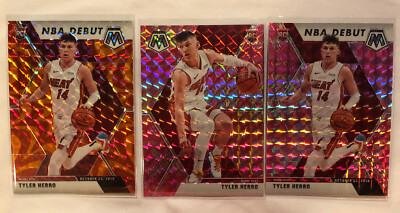 2019-20 Panini Mosaic - Rookies Tyler Herro #223 Pink Camo Prizm