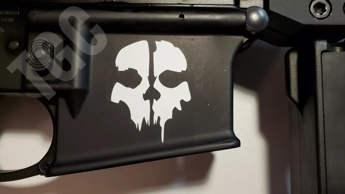 Tactical Ghost Sticker for Sale by spaceofbones