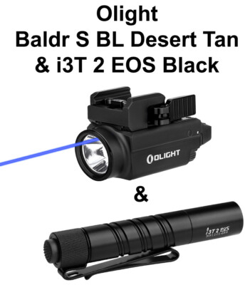 Olight Baldr S BL Rechargeable 800 L Weapon Light w/Blue Laser