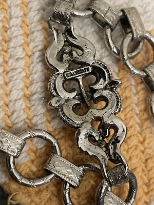 Silver Chain Belt Hollycraft brand Vintage Extremely Rare  display picture 2