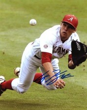 CASEY HUGHSTON ALABAMA PIRATES SIGNED AUTOGRAPHED 8X10 PHOTO W/COA