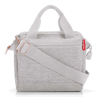 reisenthel Allrounder Cross Bag Umhängetasche Tasche Twist Sky Rose hellgrau Neu