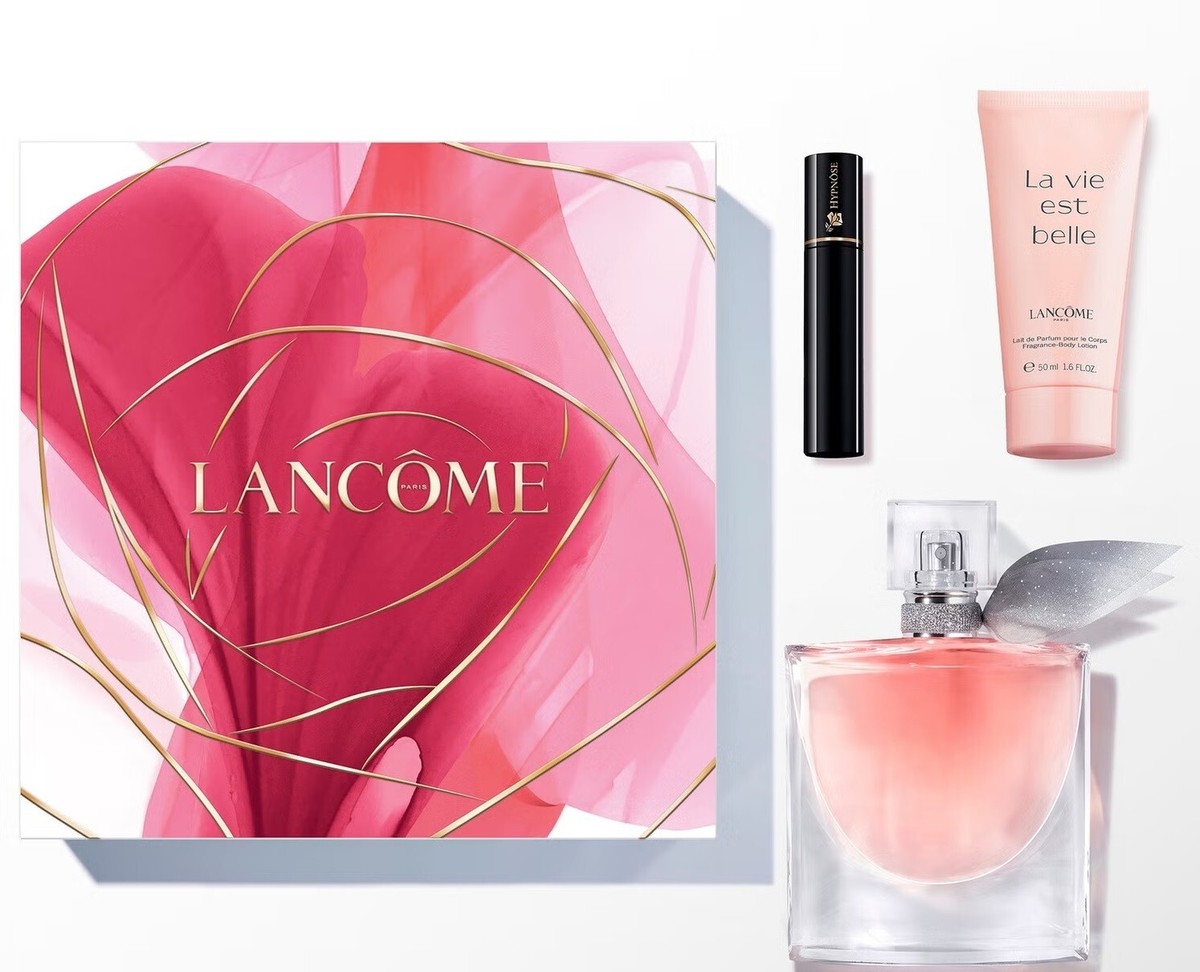 LANCOME La Vie Est Belle Trio ❤️ EDP Lotion: 50ml Mini Mascara ❤️ Gift  Set