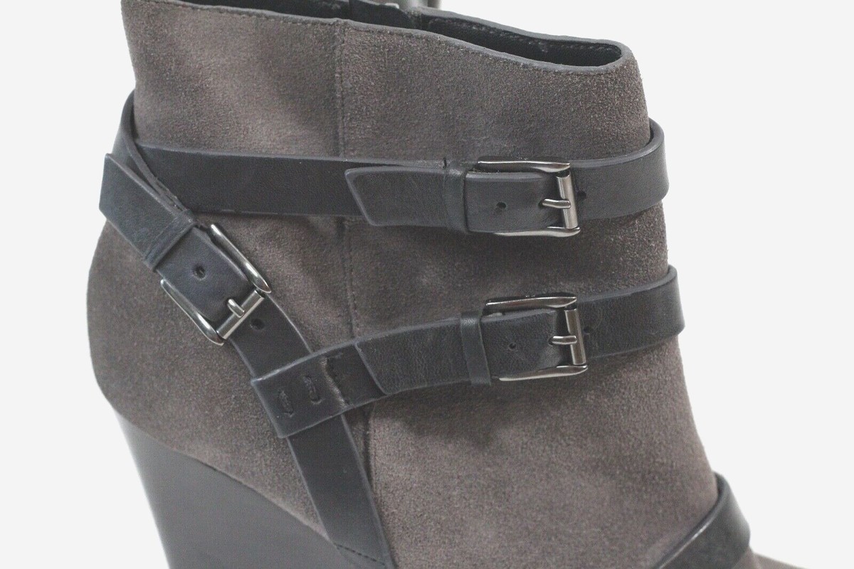 Rebecca Minkoff Wedge Boots Women Bootie sz 10 Maggie gray  Rebecca Minkoff Wedge boots Women Bootie High Heel Maggie sz 10 main image 1