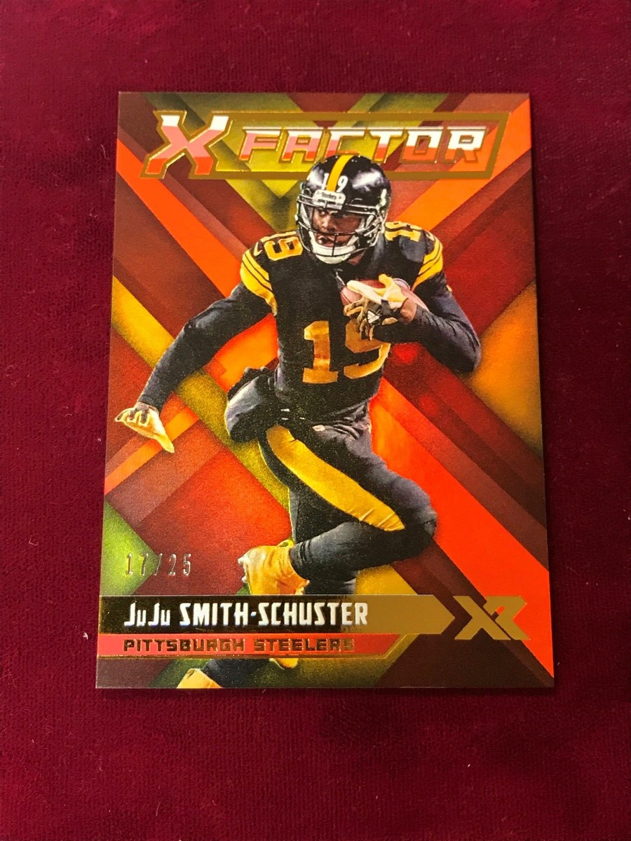 2019 Panini XR X Factor JUJU SMITH-SCHUSTER Pittsburgh Steelers 17