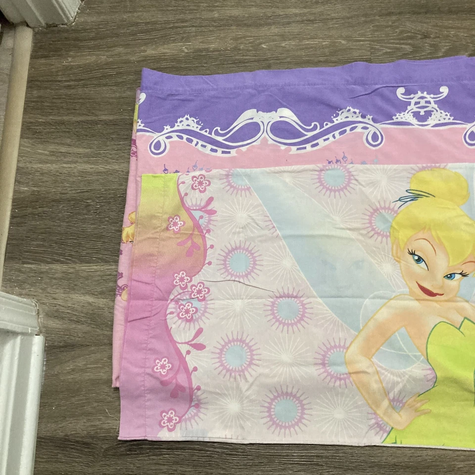 Tinker Bell Twin 2 Piece Flat sheet & Pillowcase Lavender/Purple/Lilac Color - Image 2 of 4