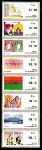 Irland - ATM-Satz Art on a stamp Phase I vom 31.03.22, aus OA mit fettem Druck! - Bild 1 von 1