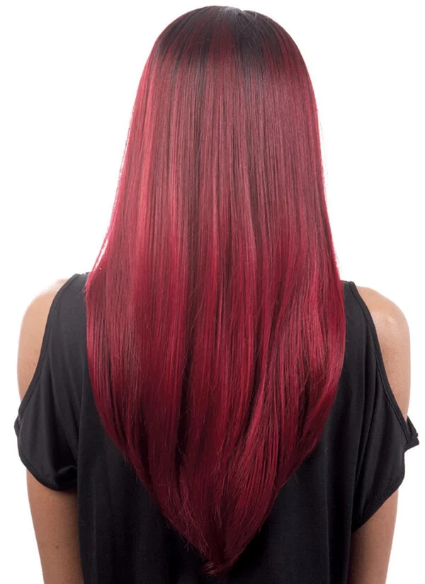 Синтетический теплостойкий парик STELLA от Motown Tress — ДЛИННАЯ БОКОВАЯ ПОЛОСА 24 дюйма - Изображение 3 из 4