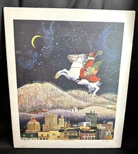 Signed Elizabeth P. McAfee 1992 Ltd Ed Print 59/350 St. Nicholas (Sinter Klaas)