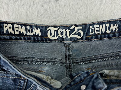 Ten 25 Pants Womens 3 Blue Denim Jeans Skinny Tapered Cotton Blend