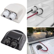 Waterproof Solar Cable Entry Gland Weather Resistant Dual Cable Entry Housing UK