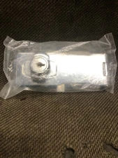 National Hardware Heavy Duty N327-379 827 Keyed Hasp Lock 4-1/2" Chrome Plate