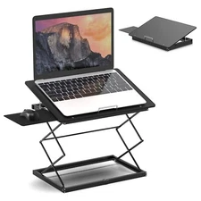 CD4 Portable Laptop Standing Desk Converter & Adjustable Laptop Desk Stand