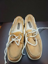 EUC Boys Sperry Boat Shoe Intrepid Sherling Lined Size: 5M