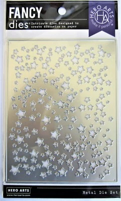 Star Confetti Fancy Thin Metal Die by Hero Arts DI331 NEW!