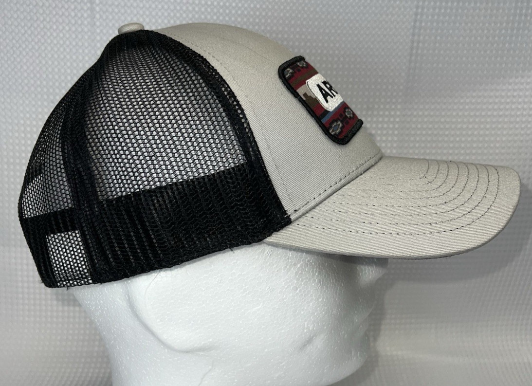 Ariat Gray Baseball Cap Snapback Embroidered Mesh… - image 3