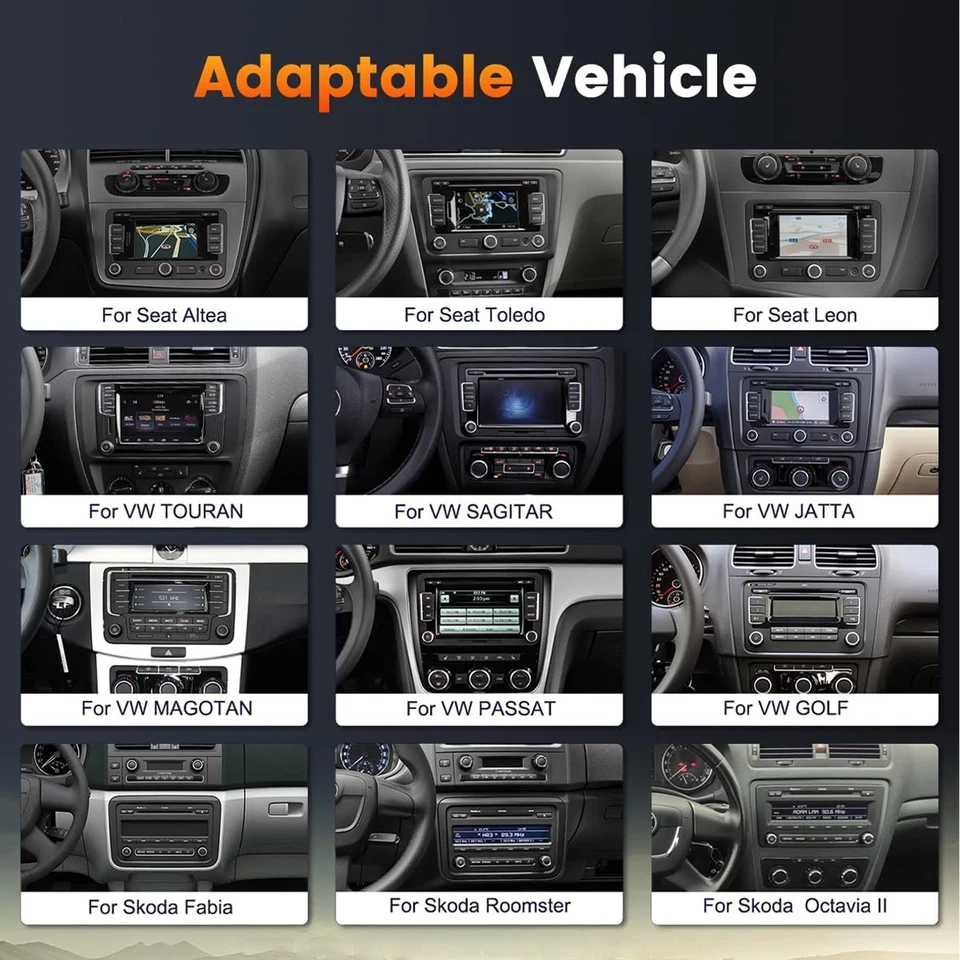 32G Android 15 Stereo Carplay Radio GPS Navi Head Unit WIFI BT+AHD For VW Amarok - Image 4 of 4