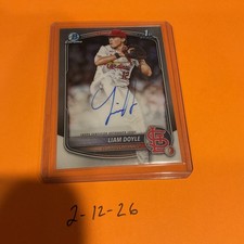 2025 Bowman Draft - Chrome Prospect Autographs Liam Doyle #CPA-LD 
