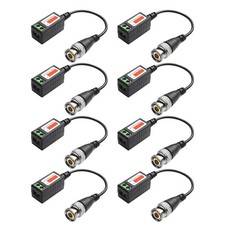 4K 8MP Passive Video Balun 4 Pairs BNC Transceiver for AHD CVI CVBS Cameras