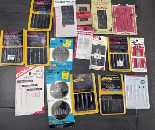 Vintage Needle Lot Original Packaging Assorted