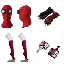 Spider-Man Homecoming Cosplay Mask Gloves Stockings Web Shooters Halloween Props