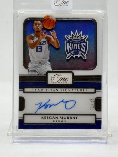 2022-23 Panini One And One Team Titan  KEEGAN MURRAY On-Card Auto (#'d / 99)